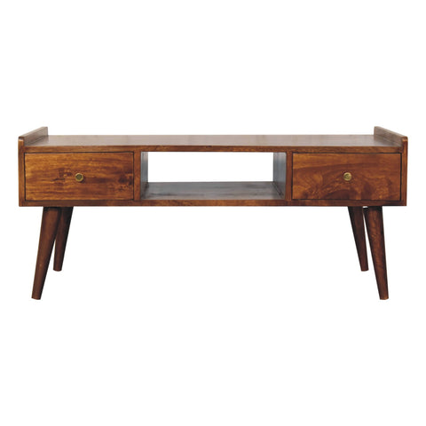 Elevated Chestnut Chest of Drawers