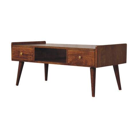Elevated Chestnut Chest of Drawers