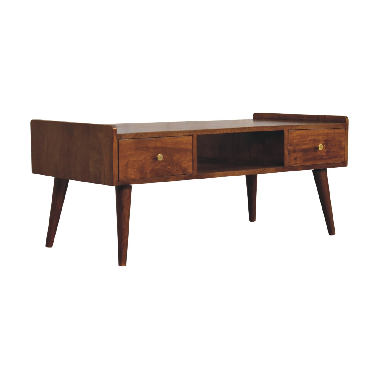 Elevated Chestnut Chest of Drawers