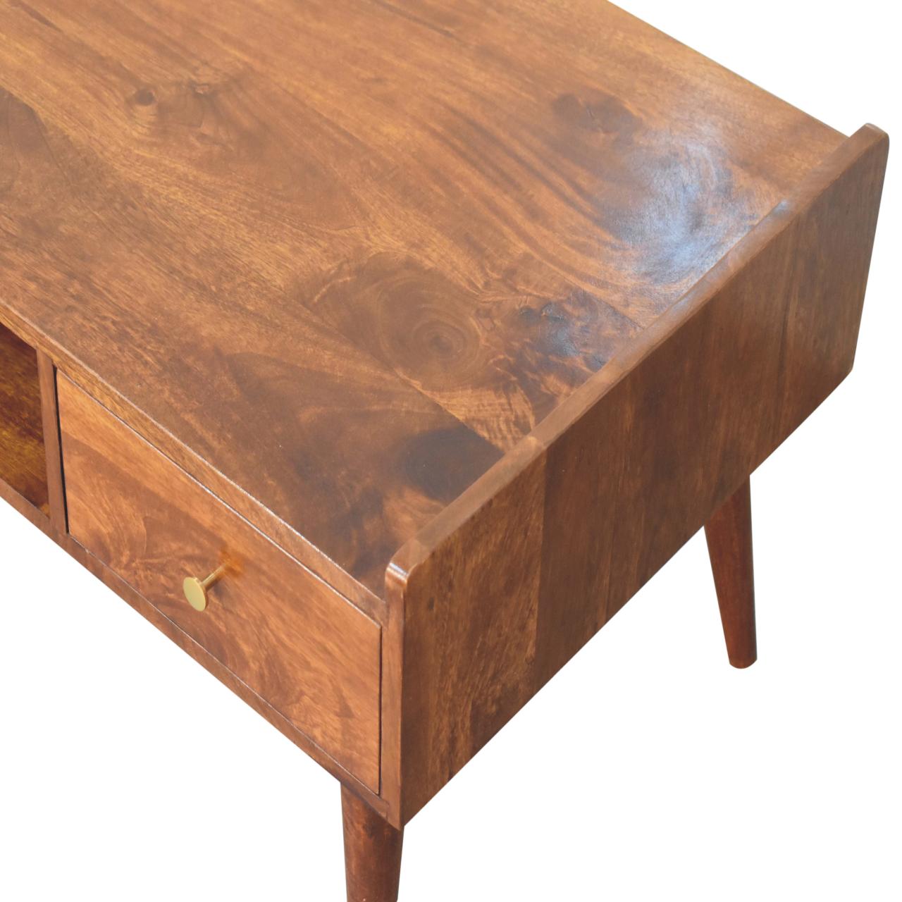Elevated Chestnut Chest of Drawers