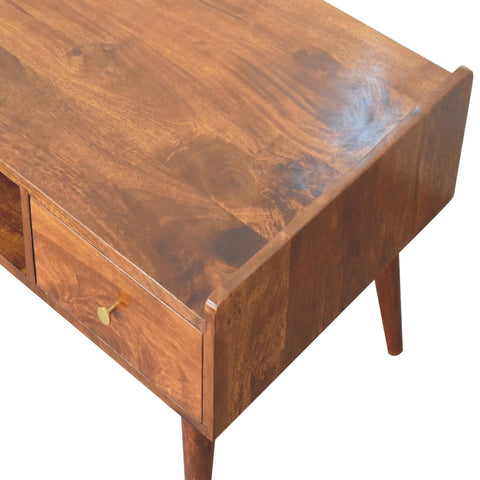 Elevated Chestnut Chest of Drawers