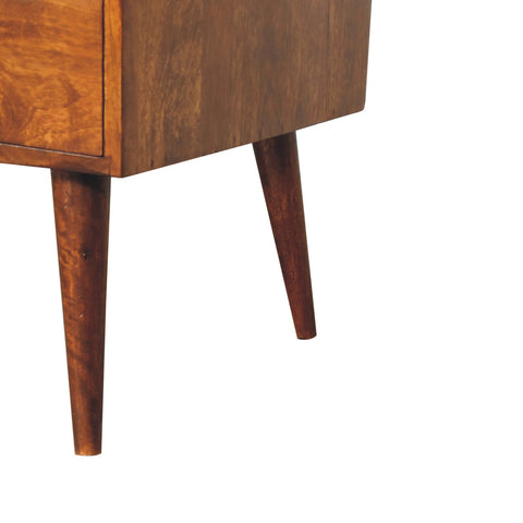 Elevated Chestnut Chest of Drawers