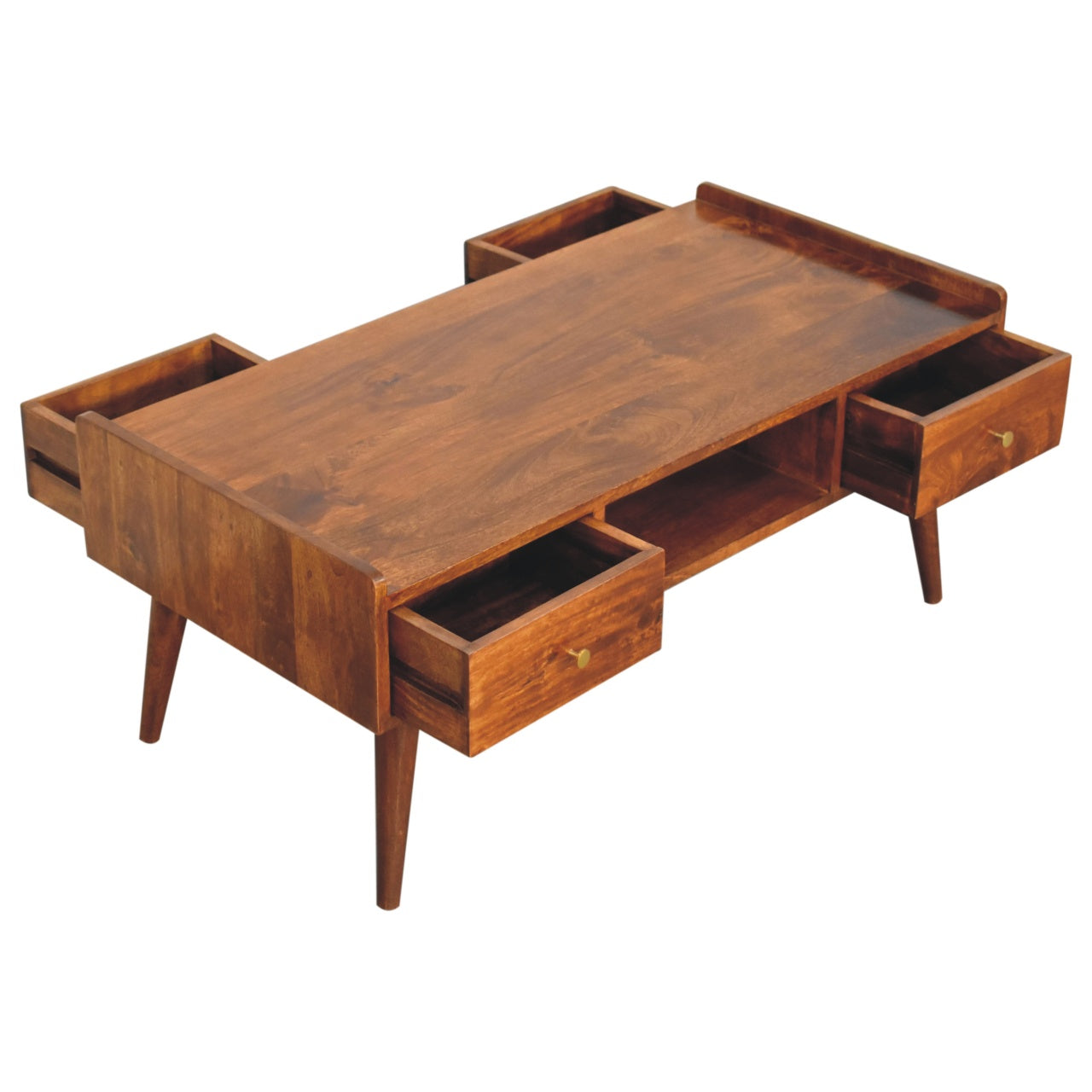 Elevated Chestnut Chest of Drawers