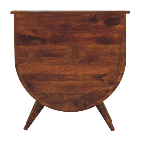 Agra Chest of Drawers | Chestnut Solid Mango Wood