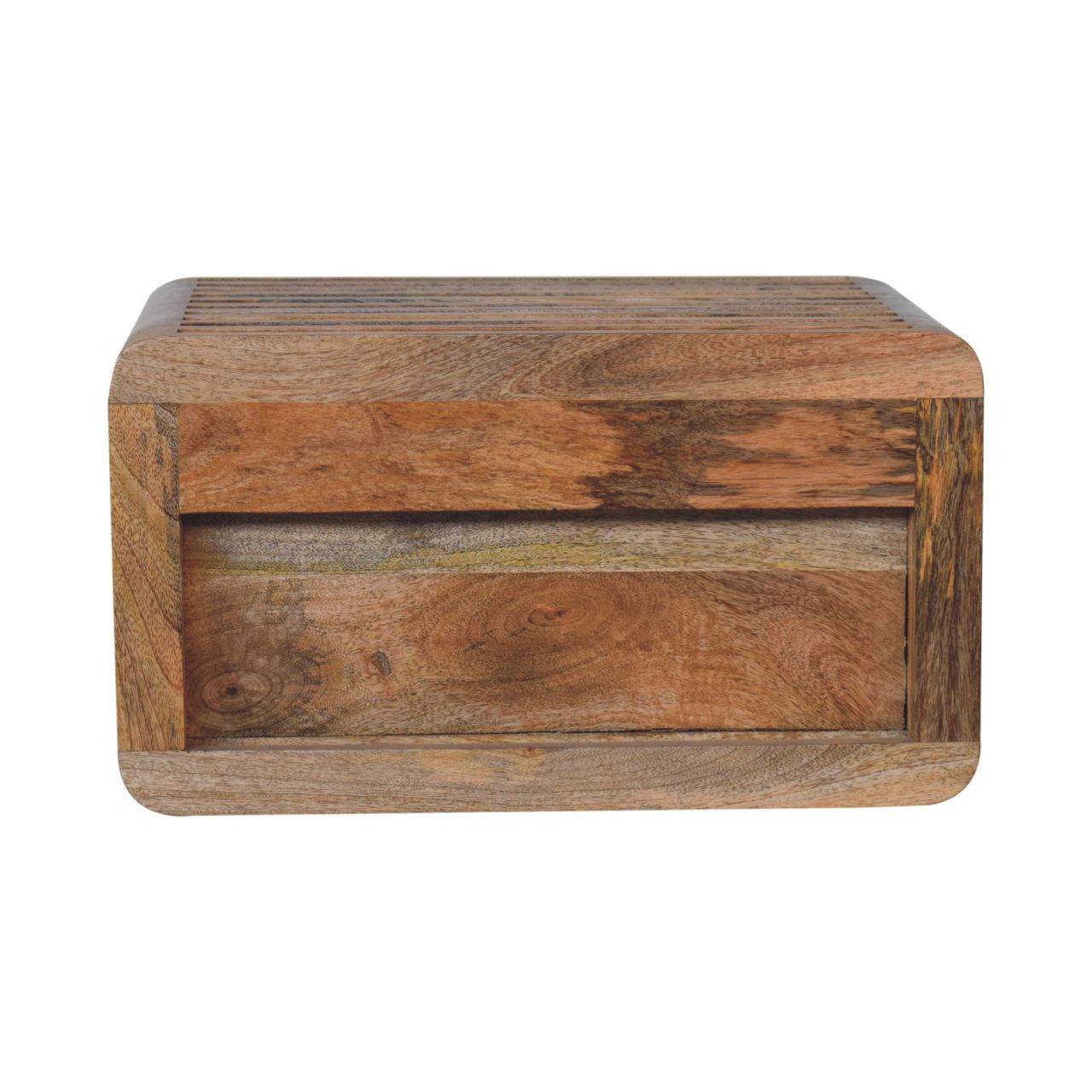 Soba Wall Mounted Bedside Table | Oak-Ish Solid Mango Wood Wall-Mounted