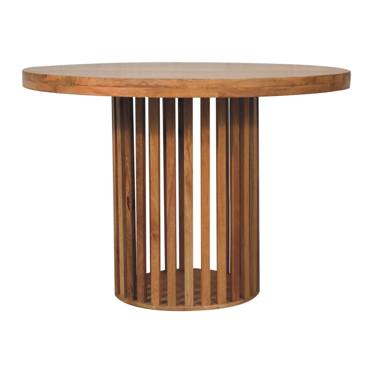 Ariella Round Dining Table | Oak Solid Mango Wood