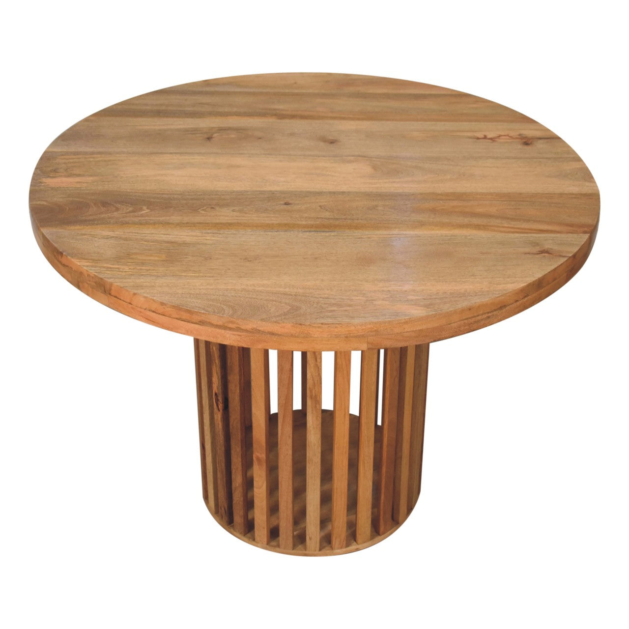 Ariella Round Dining Table | Oak Solid Mango Wood