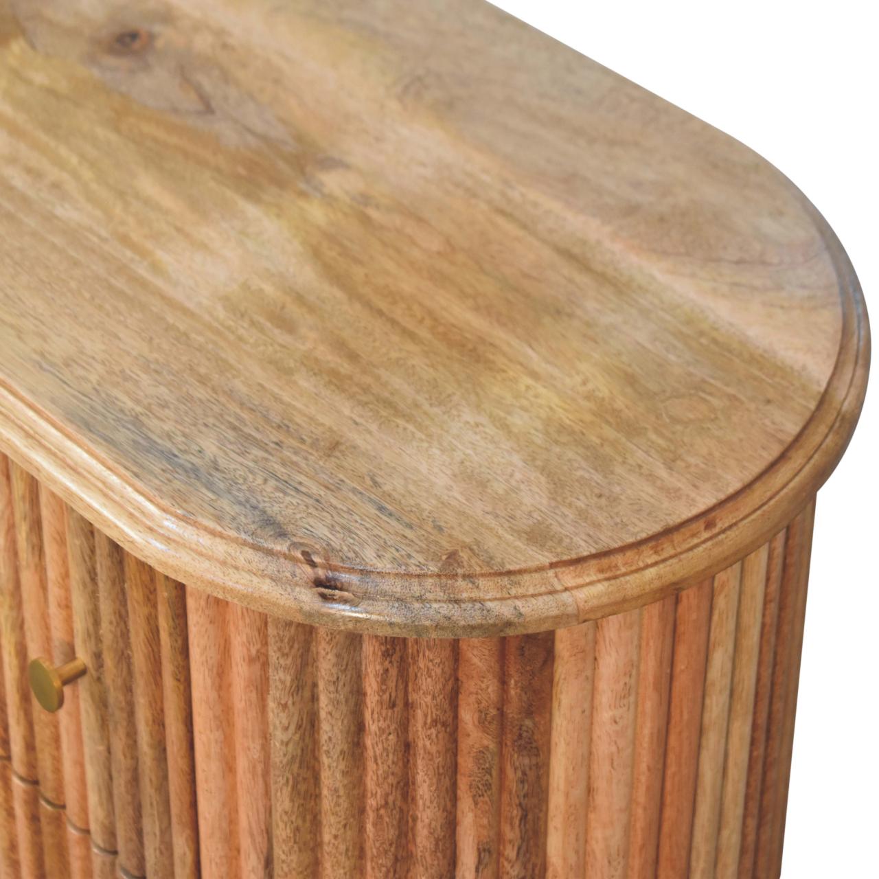 Soba Nordic Chest of Drawers | Oak Solid Mango Wood