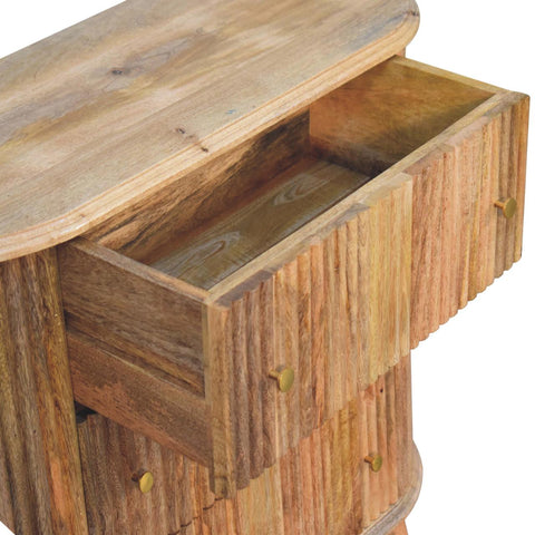 Soba Nordic Chest of Drawers | Oak Solid Mango Wood