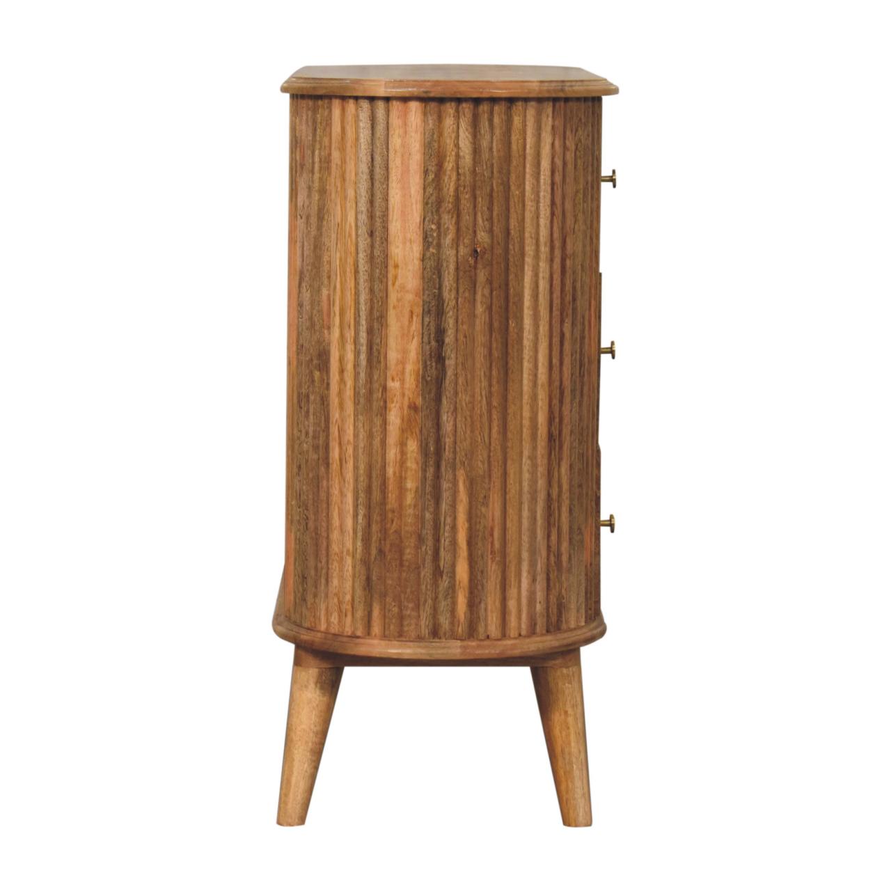 Soba Nordic Chest of Drawers | Oak Solid Mango Wood