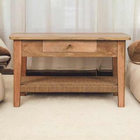 Rope 2-Drawers Coffee Table