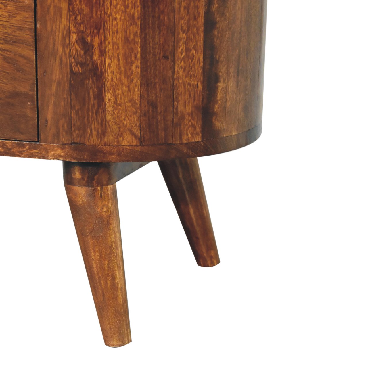 T-bar Cortez Chestnut Open Slot Chest of Drawers