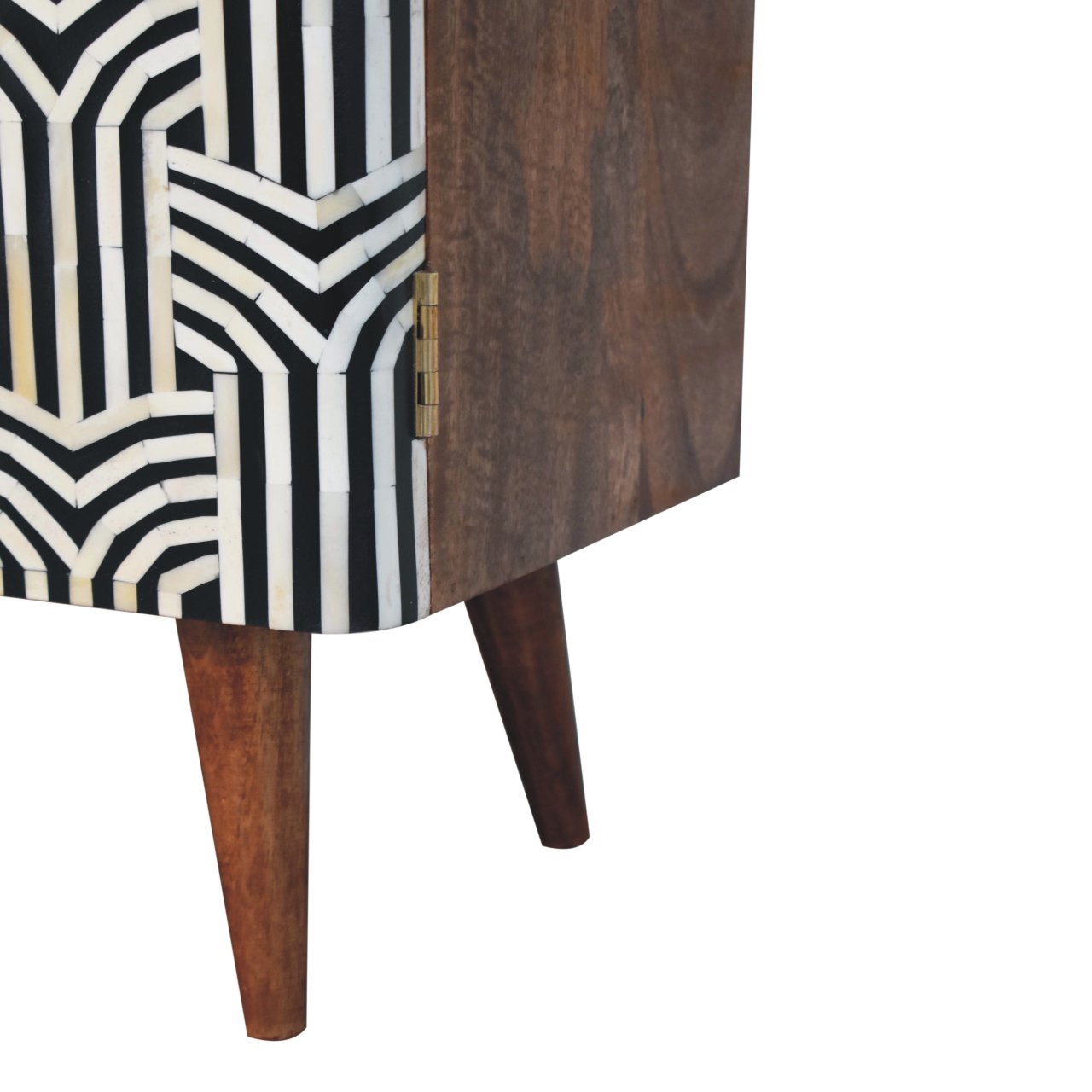 Honey Caramel Edessa Bone Inlay Chest of Drawers | Hand-Carved