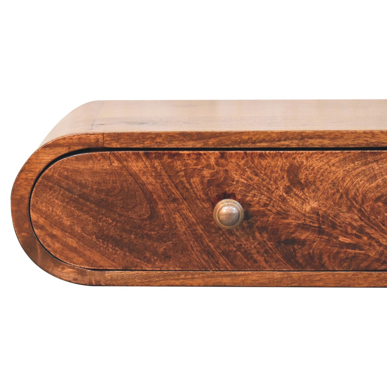 Wall Mounted California Walnut Chest of Drawers | Wall-Mounted