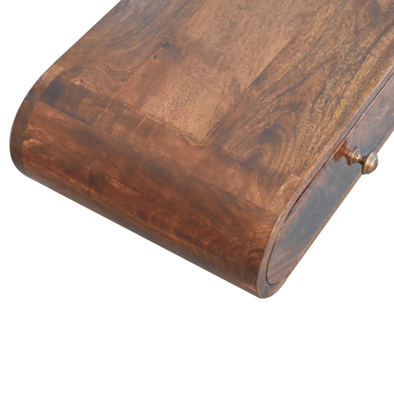 Wall Mounted California Walnut Chest of Drawers | Wall-Mounted