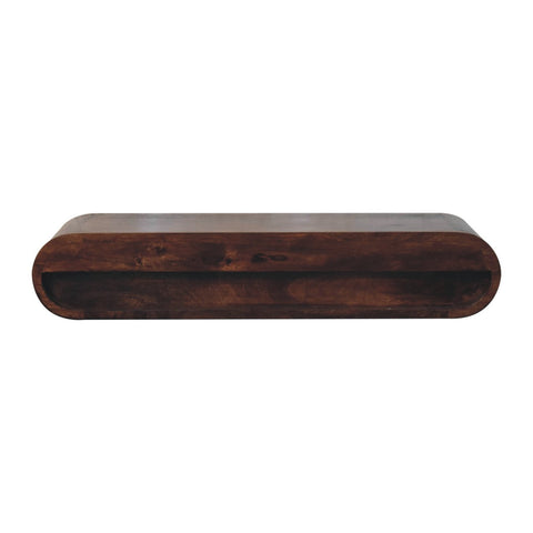 Wall Mounted California Walnut Chest of Drawers | Wall-Mounted