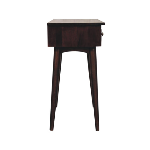 California Walnut Hallway 2-Drawer Console Table
