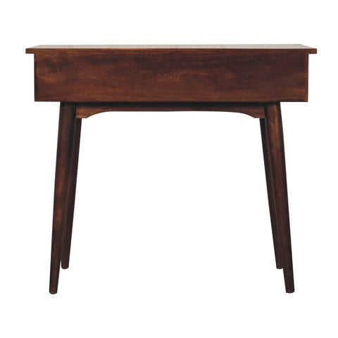 California Walnut Hallway 2-Drawer Console Table