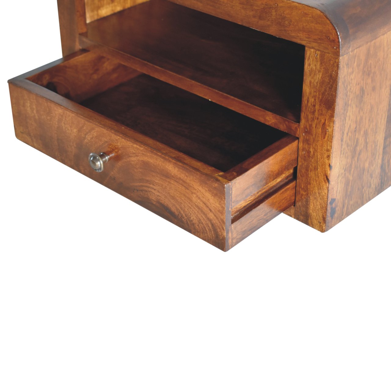 Chunky Chestnut 1-Drawer Wall Mounted Chest of Drawers | Wall-Mounted