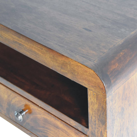 Chunky Chestnut 1-Drawer Wall Mounted Chest of Drawers | Wall-Mounted