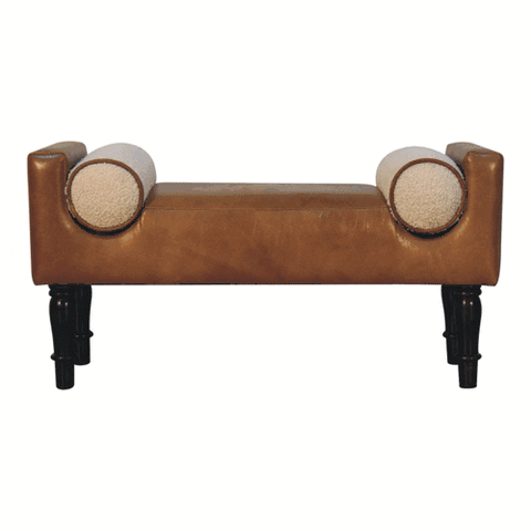 Chester Buffalo Bench | Boucle