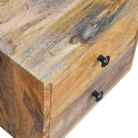 Solis 2-Drawer Oak-ish Wall Mounted Chest of Drawers | Wall-Mounted