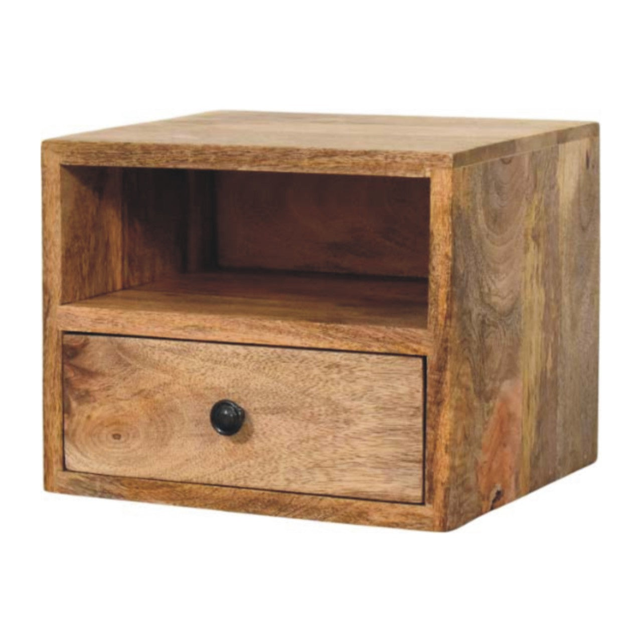 Solis 1-Drawer Oak-ish Wall Mounted Chest of Drawers | Wall-Mounted
