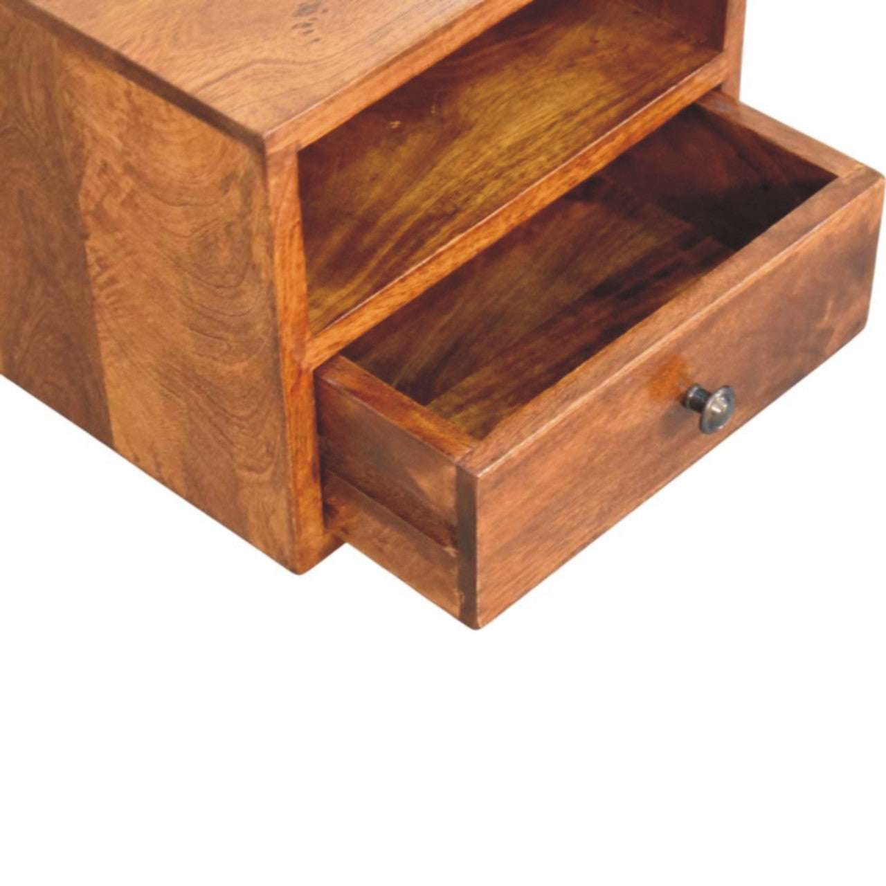 Solis 1-Drawer Chestnut Wall Mounted Chest of Drawers | Wall-Mounted