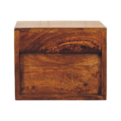 Solis 1-Drawer Chestnut Wall Mounted Chest of Drawers | Wall-Mounted