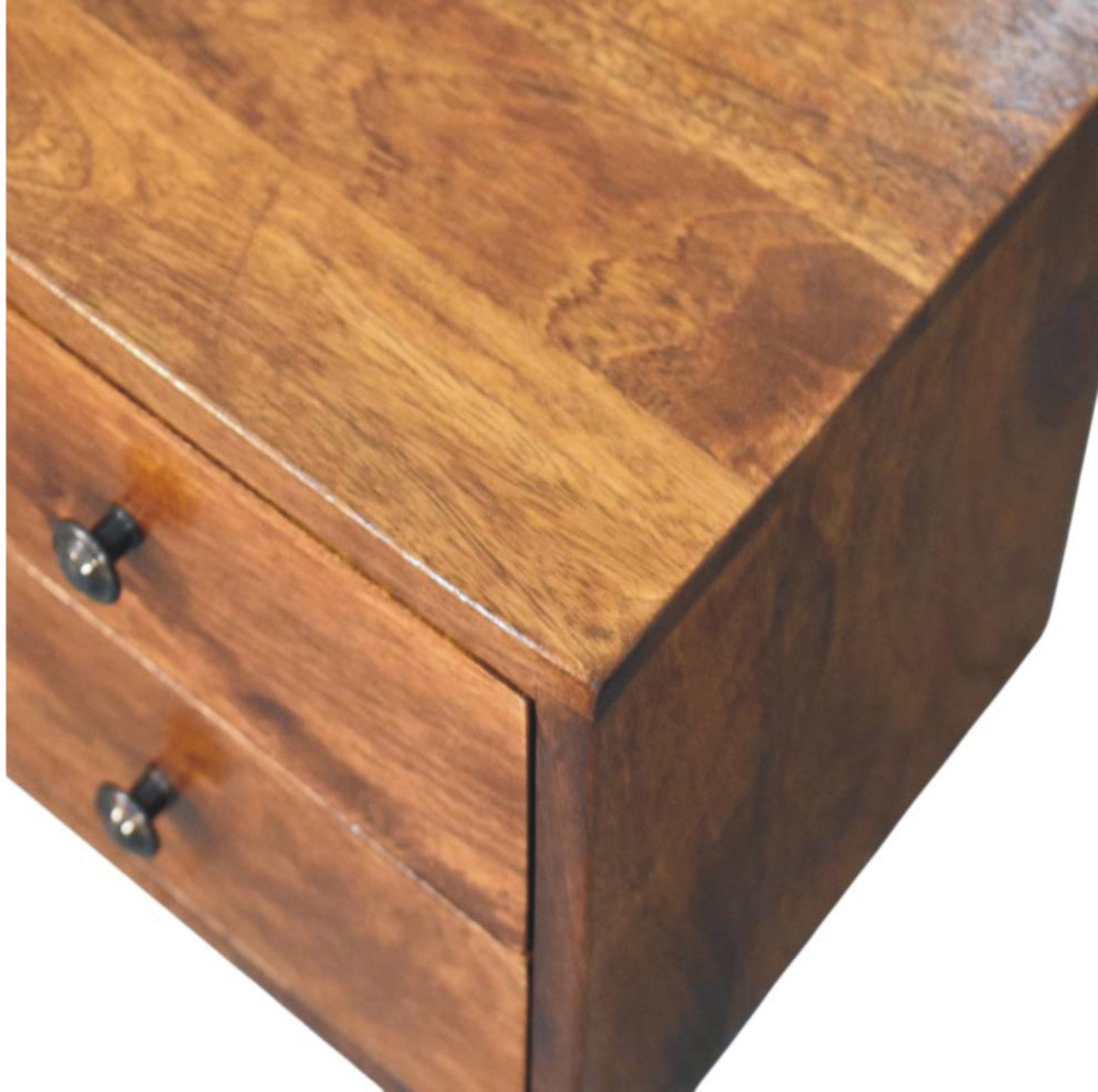 Solis 2-Drawer Chestnut Wall Mounted Chest of Drawers | Wall-Mounted