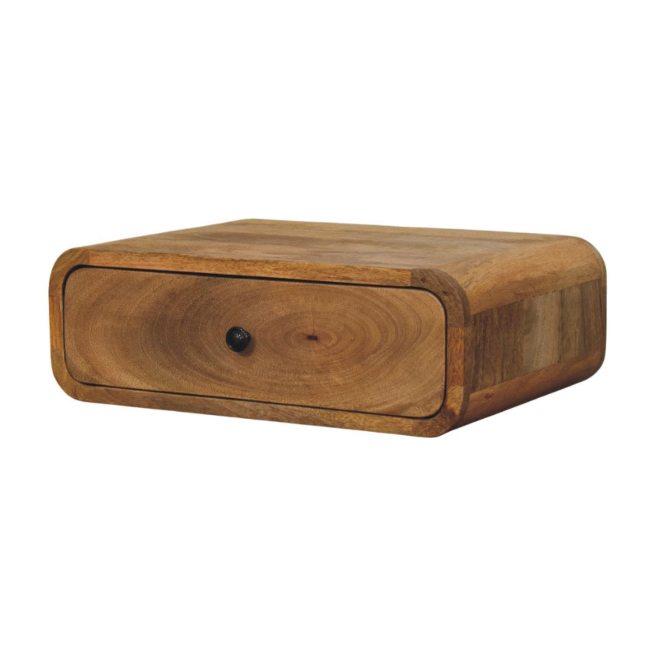 Avora Wall-Mounted Oak-ish 1-Drawer Chest of Drawers