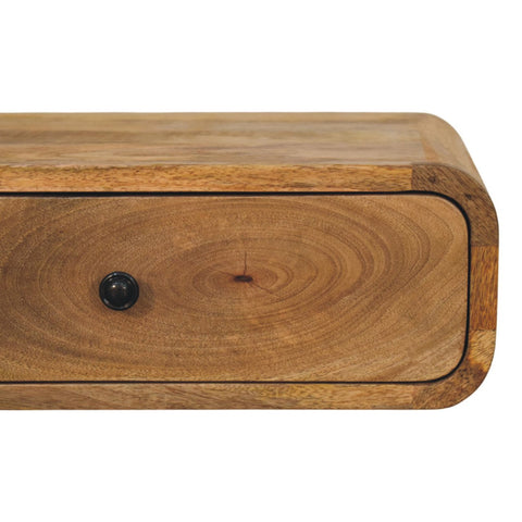 Avora Wall-Mounted Oak-ish 1-Drawer Chest of Drawers