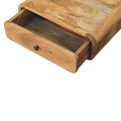 Avora Wall-Mounted Oak-ish 1-Drawer Chest of Drawers