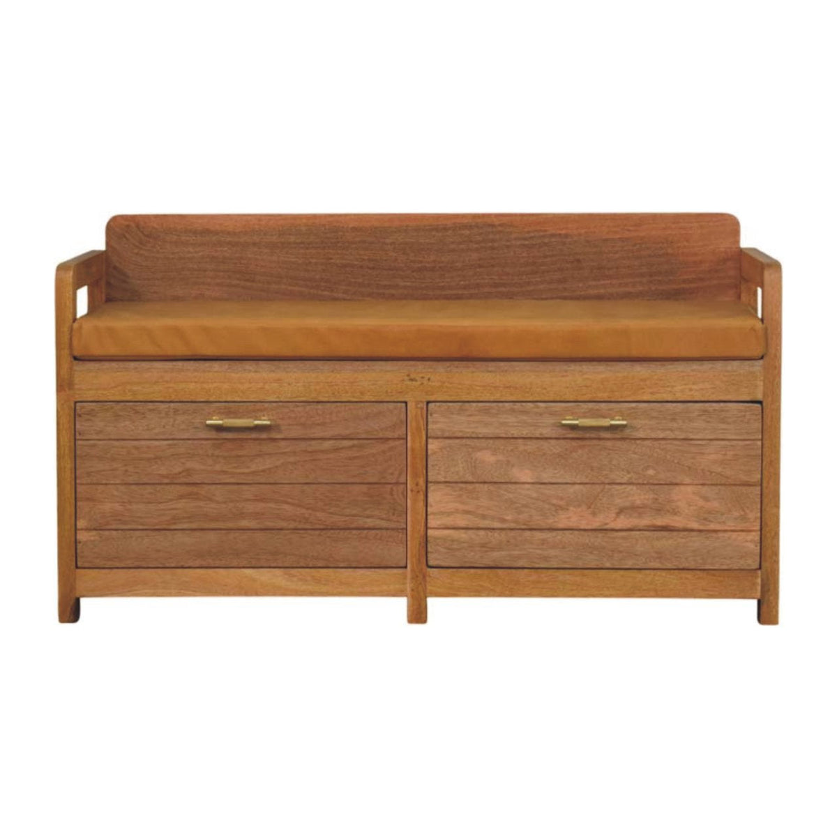 Oxford Oak-ish 2-Drawer Storage Bench | Linen