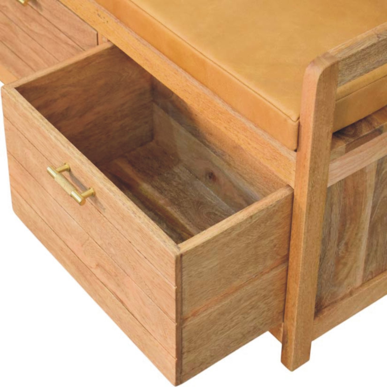 Oxford Oak-ish 2-Drawer Storage Bench | Linen