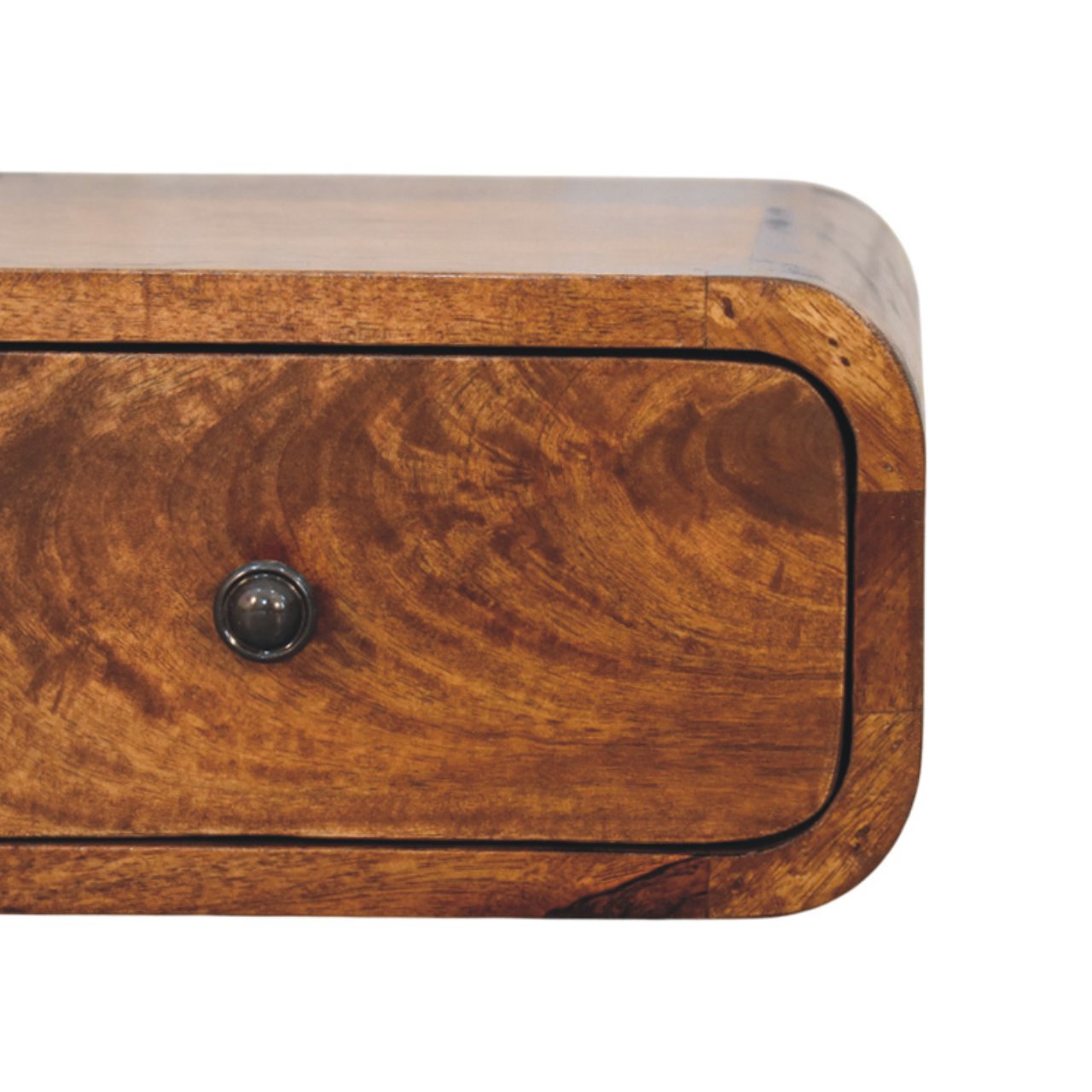 Avora Mini Wall-Mounted Chestnut 1-Drawer Chest of Drawers