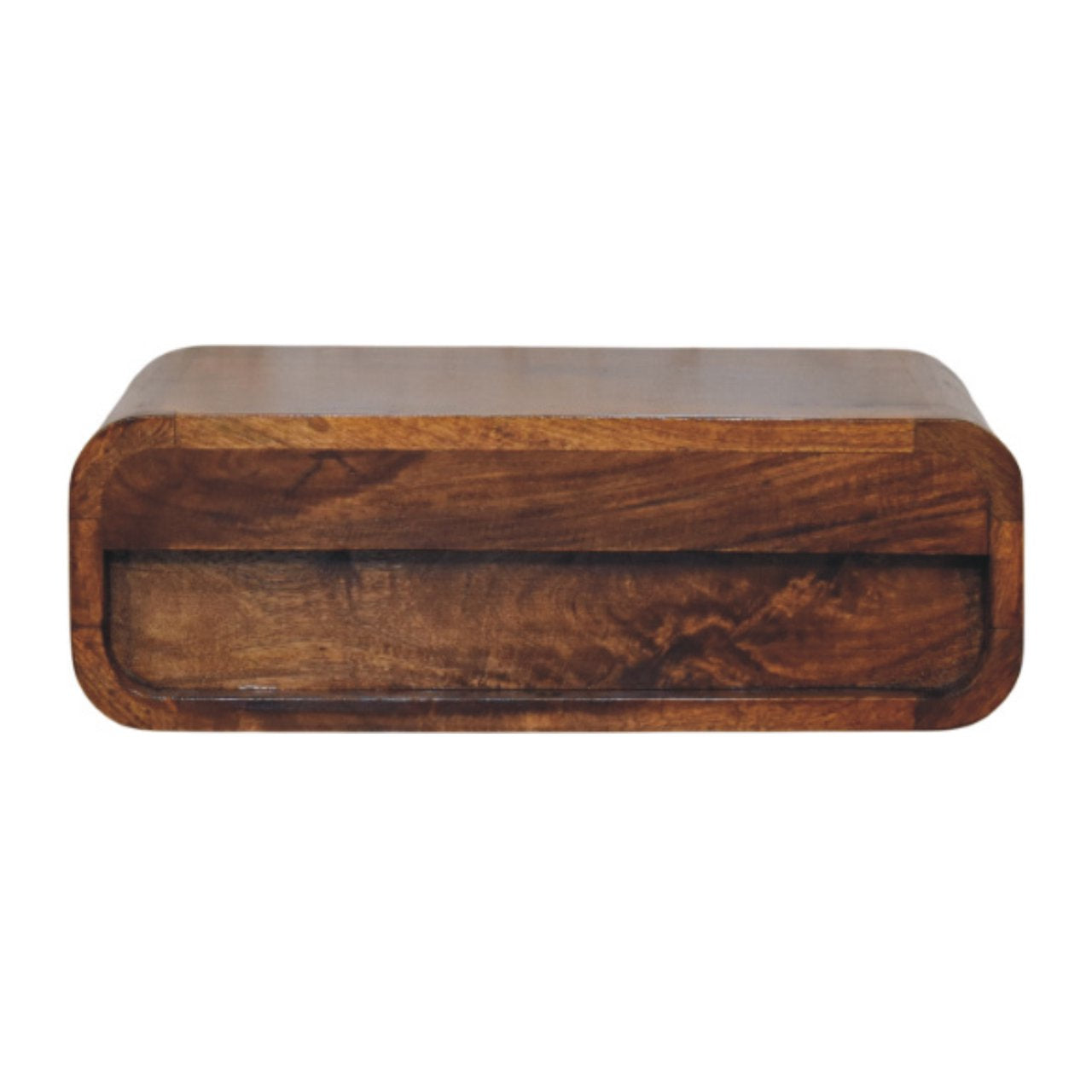 Avora Wall-Mounted Chestnut 1-Drawer Chest of Drawers
