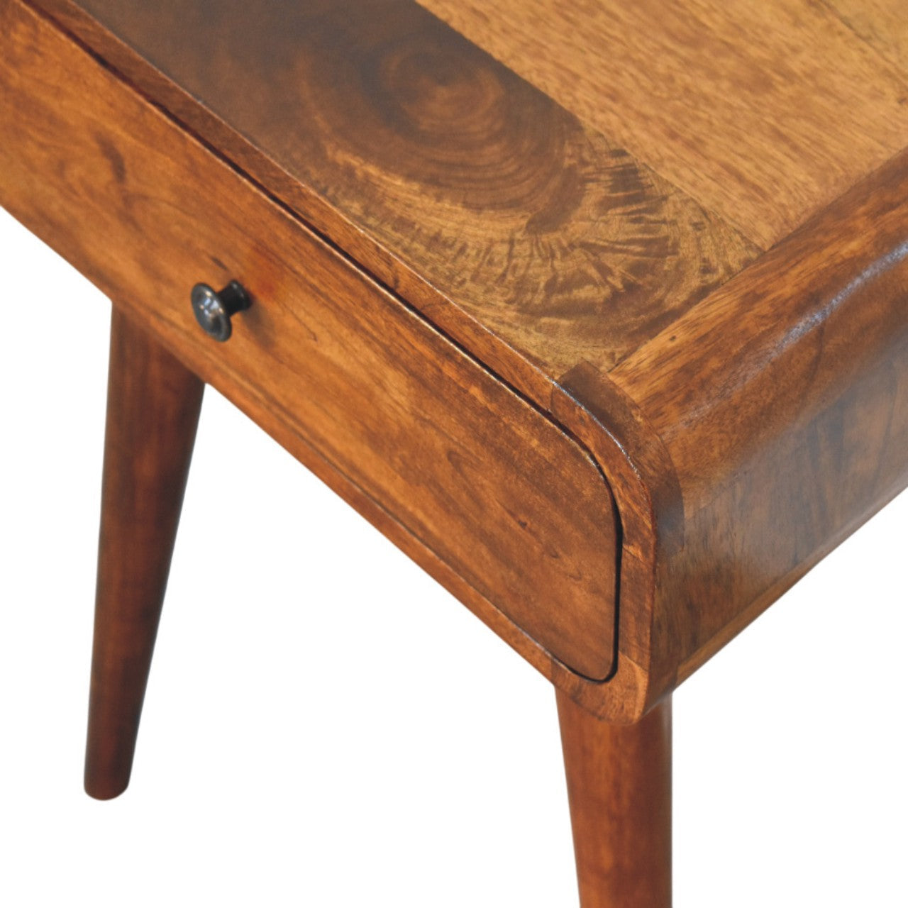 Avora Chestnut Nightstand with 1-Drawer Chest of Drawers