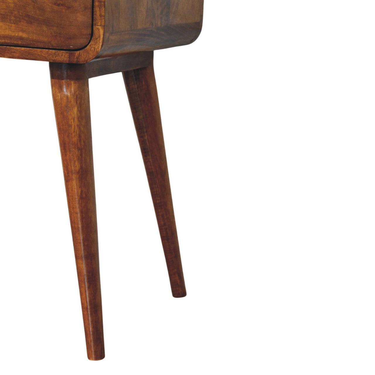 Avora Chestnut Nightstand with 1-Drawer Chest of Drawers