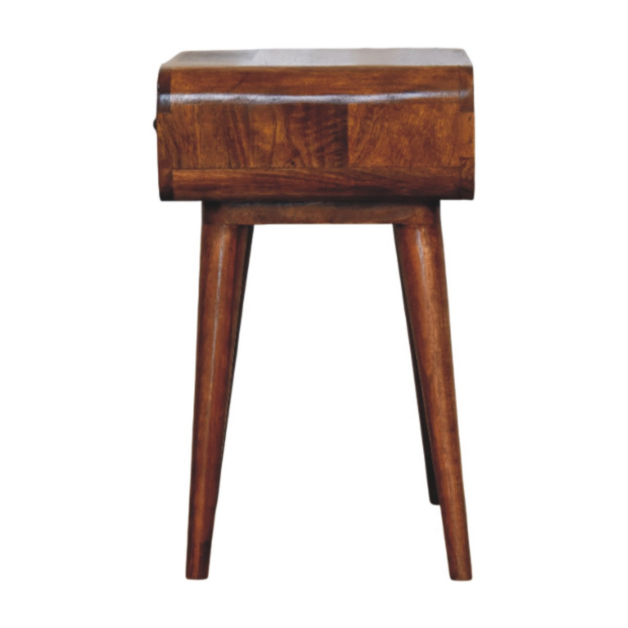 Avora Chestnut Nightstand with 1-Drawer Chest of Drawers