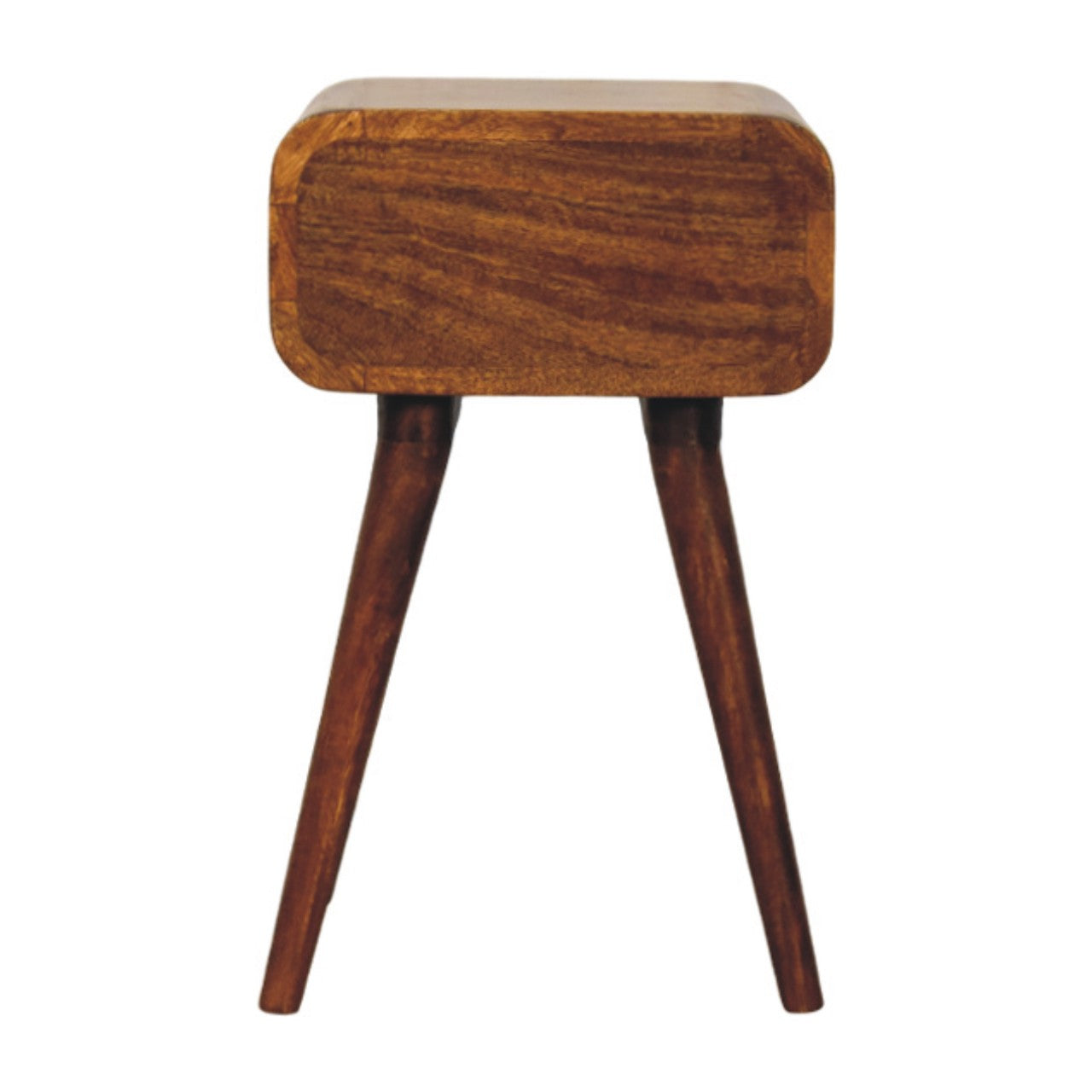 Avora Mini Chestnut Nightstand with 1-Drawer Chest of Drawers