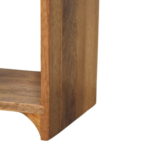 Avora Mini Chestnut Nightstand with 1-Drawer Chest of Drawers