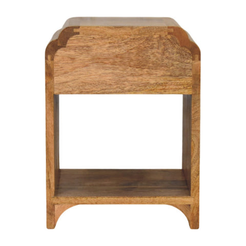 Avora Mini Chestnut Nightstand with 1-Drawer Chest of Drawers