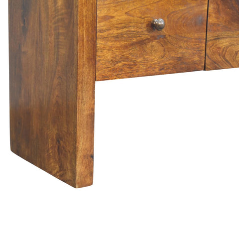 Darcy 3 over 3-Drawer Chest in Chestnut Finish Chest of Drawers