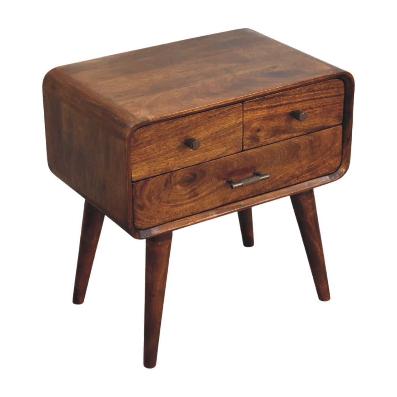 Avora 3-Drawer Chestnut Chest of Drawers