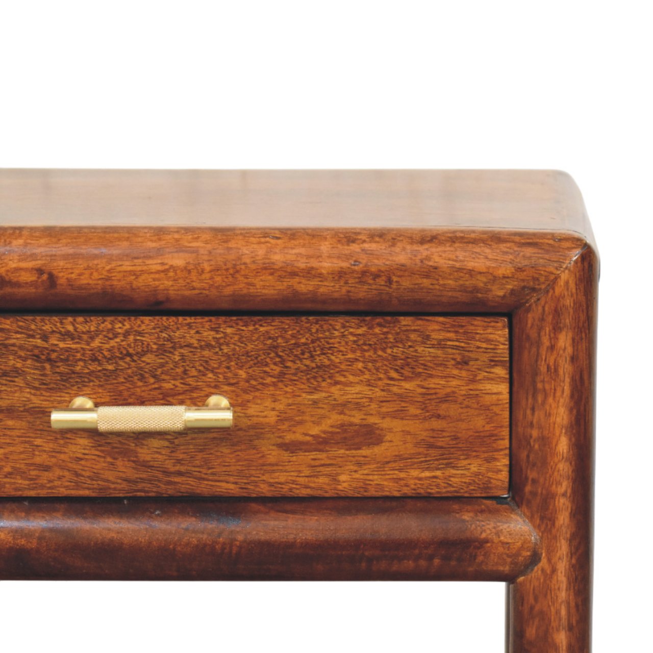 Regency Chestnut Chest of Drawers | Open Shelf