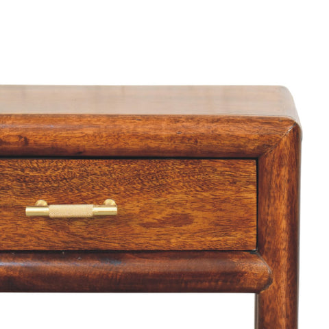Regency Chestnut Chest of Drawers | Open Shelf