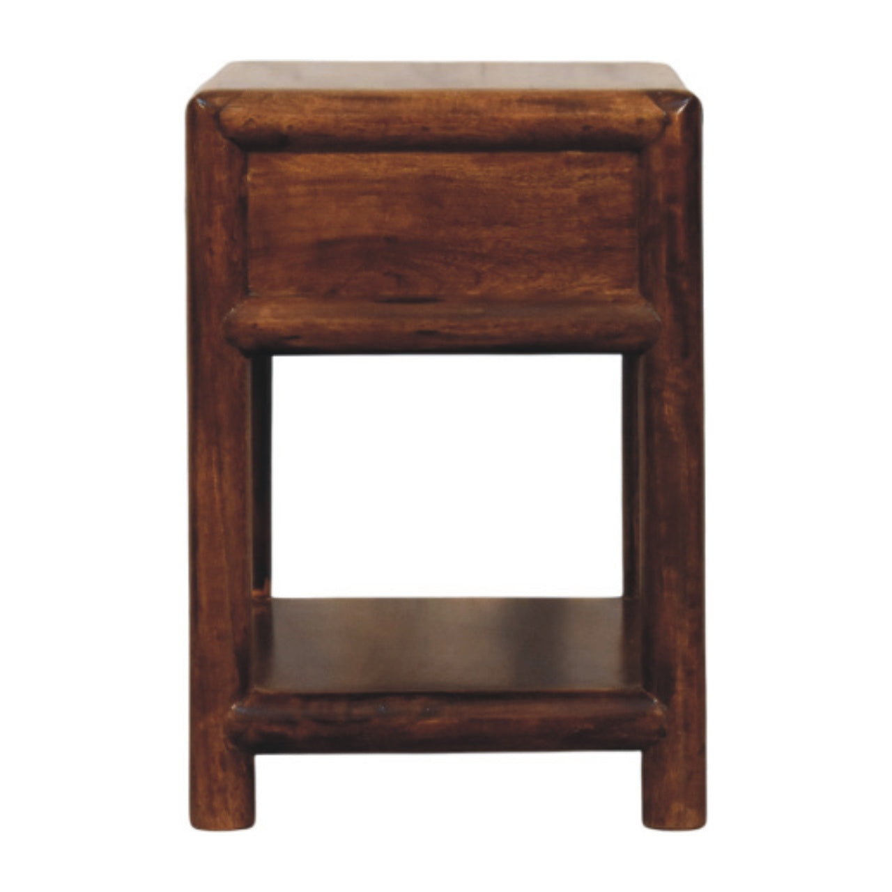 Regency Chestnut Chest of Drawers | Open Shelf