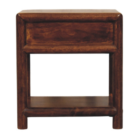 Regency Chestnut Chest of Drawers | Open Shelf