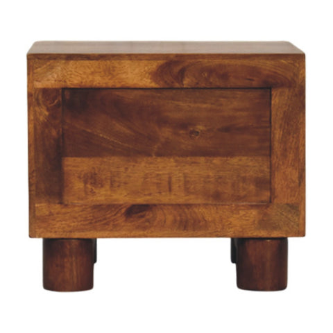 Tula 2-Drawer Chestnut Chest of Drawers